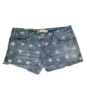 Women's Levi Star Print Shorty Shorts